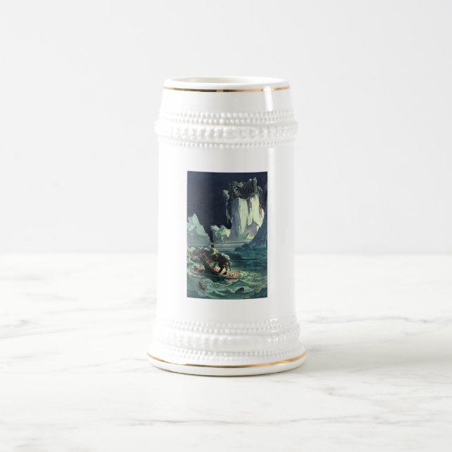 Sargasso Sea Grim Sensenmann & Sinking of Titanic Bierglas (Mittel)