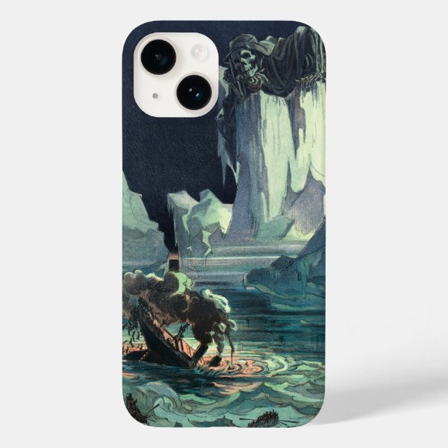 Sargasso Sea Grim Sensenmann & Sinking of Titanic Case-Mate iPhone Hülle (Rückseite)