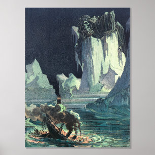 Sargasso Sea Grim Sensenmann & Sinking of Titanic Foliendrucke