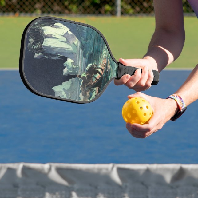Sargasso Sea Grim Sensenmann & Sinking of Titanic Pickleball Schläger (InSitu)