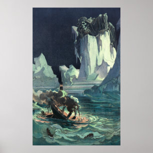 Sargasso Sea Grim Sensenmann & Sinking of Titanic Poster