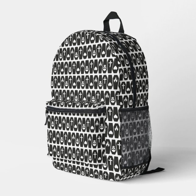 Särge Bedruckter Rucksack (Rückseitige Ecke Rechts)