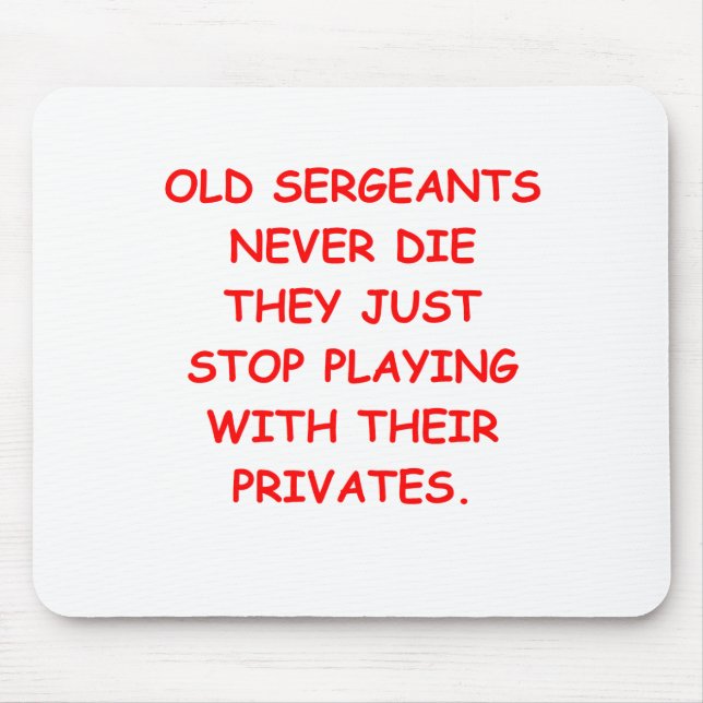 SARGE.png Mousepad (Vorne)