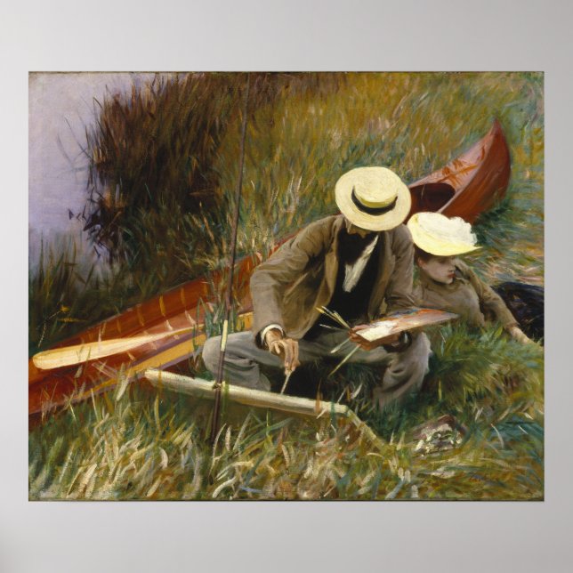 Sargent an Out-of-Doors-Studie Poster (Vorne)