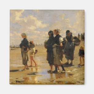 Sargent: Fischerei auf Austern Magnet