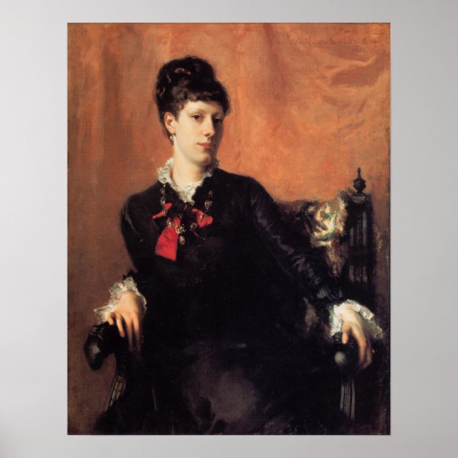 Sargent - Frau Frances Sherborne Ridley Watts 1877 Poster (Vorne)