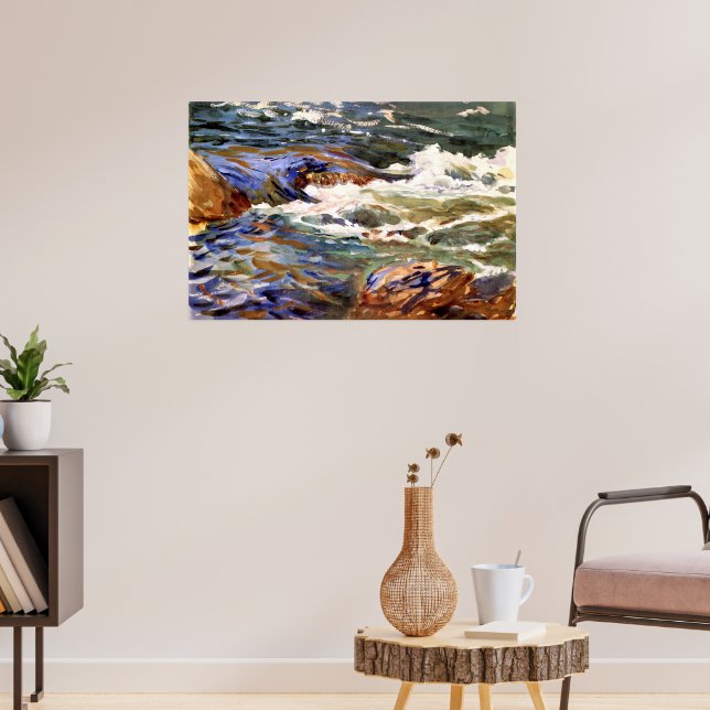 Sargent - In Norwegen, Fine Art Malerei Poster (Wohnzimmer 3)