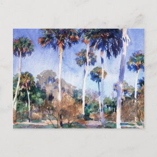 Sargent - Palms, ein John Singer Sargent Gemälde Postkarte