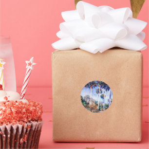 Sargent - Palms, ein John Singer Sargent Gemälde Runder Aufkleber