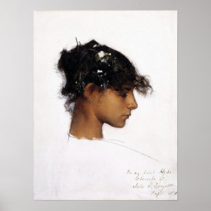 Sargent - Rosina Ferrara (Kopf eines Capri-Mädchen Poster