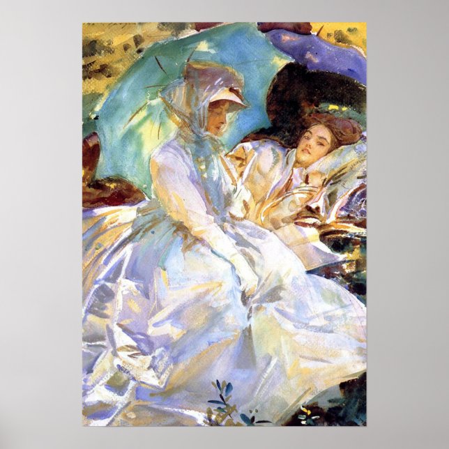 Sargent - Simplon Pass. Lesen 1911 Poster (Vorne)