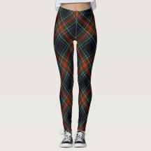 Sargent - Stewart schwarze Tartan-Leggings