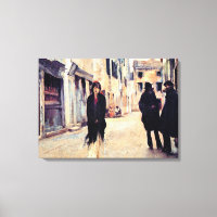 Sargent - Straße in Venedig, schöne Kunst