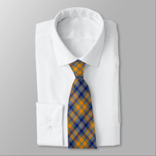 Sargent Tartan die orange u. blaue Krawatte