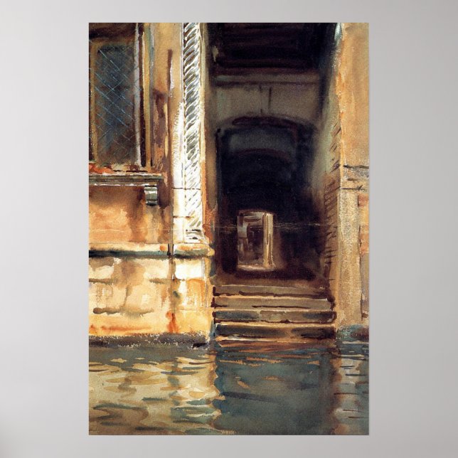Sargent - Venezianisch Doorway 1902 Poster (Vorne)