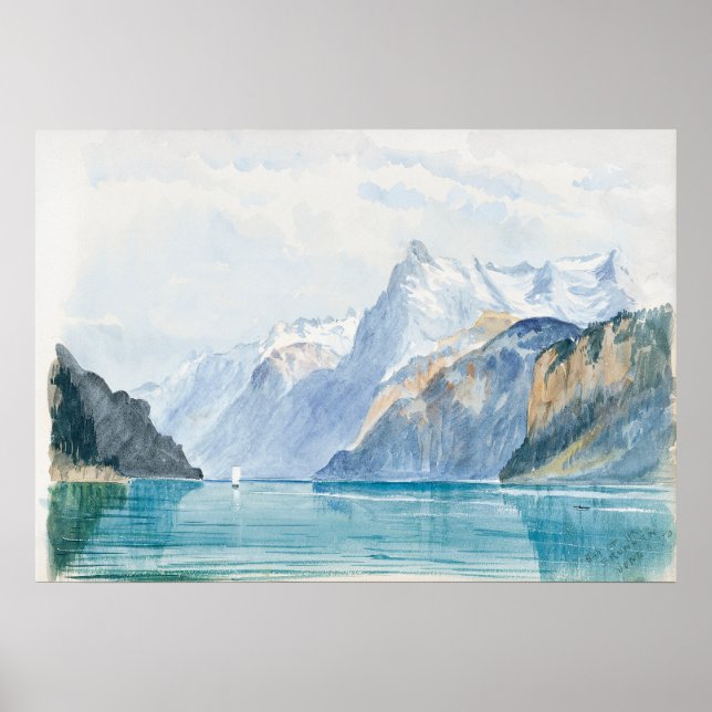 Sargent's Bay of Uri, Brunnen Poster (Vorne)