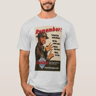 Sarges Anweisungen (helle Farben) - MechCorps T-Shirt