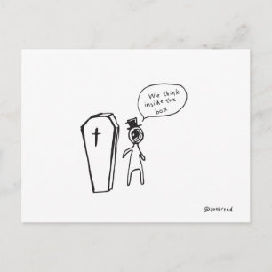 Sargpostkarte Postkarte