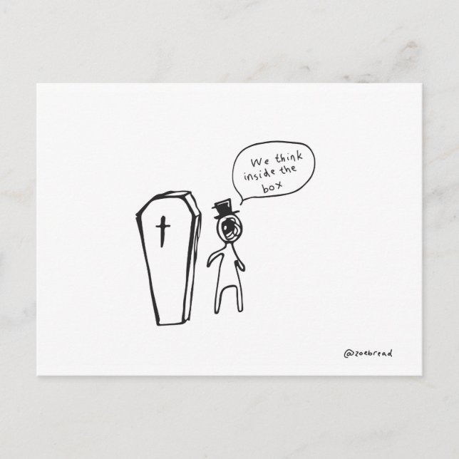 Sargpostkarte Postkarte (Vorderseite)