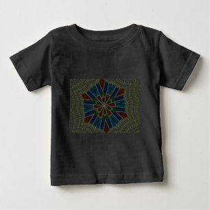 Sari Inspirierte Design mit komplizierten Details Baby T-shirt