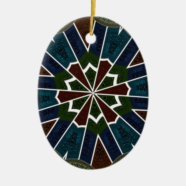 Sari Inspirierte Design mit komplizierten Details Keramikornament (Vorne)