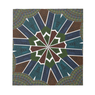 Sari Inspirierte Design mit komplizierten Details Notizblock