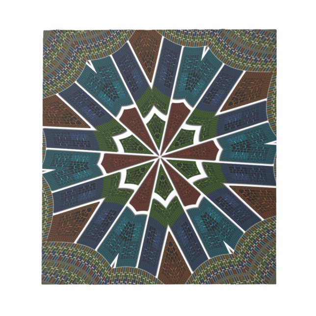 Sari Inspirierte Design mit komplizierten Details Notizblock (Vorderseite)