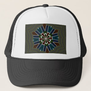 Sari Inspirierte Design mit komplizierten Details Truckerkappe