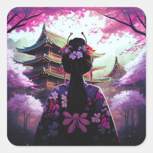 Sari Kirschblüten - Aufkleber