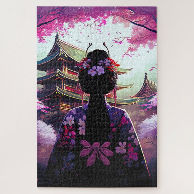 Sari Kirschblüten - Puzzle (Vertikal)