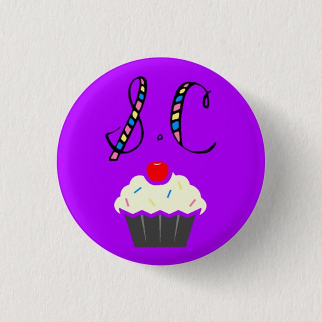 Saricakes S.C Knopf Button (Vorderseite)
