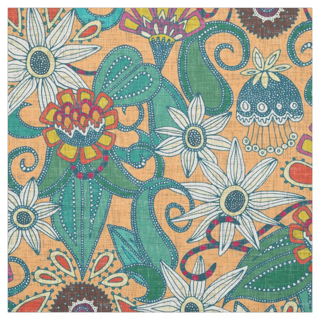 Sarilmak-Aprikose Stoff (Muster)