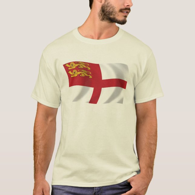Sark Flag Hemd T-Shirt (Vorderseite)