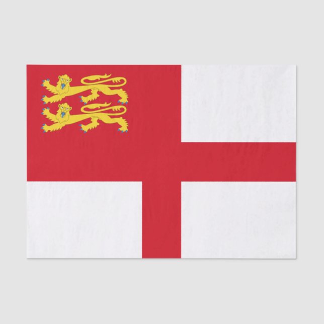 Sark Flag Seidenpapier (Vorderseite)