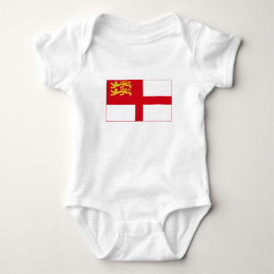 Sark-Flagge Baby Strampler