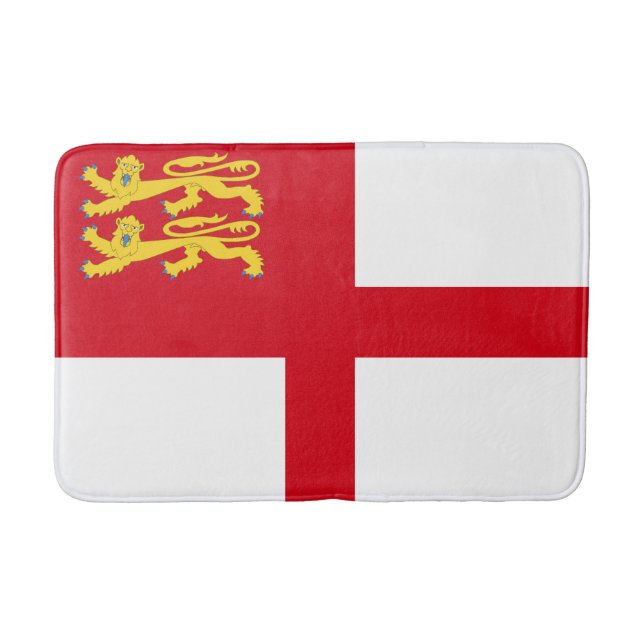 Sark-Flagge Badematte (Vorderseite)