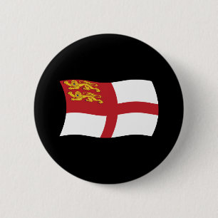 Sark-Flagge-Button Button
