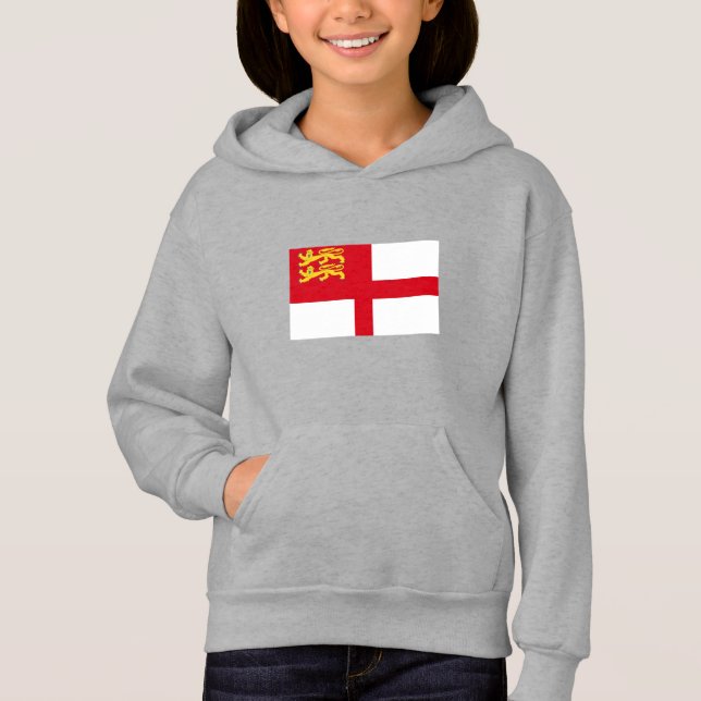 Sark-Flagge Hoodie (Vorderseite)