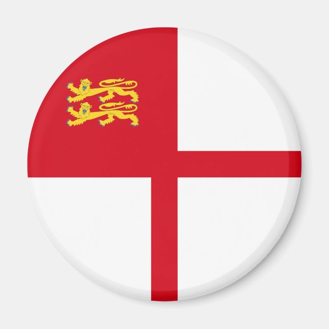 Sark-Flagge Magnet (Vorne)