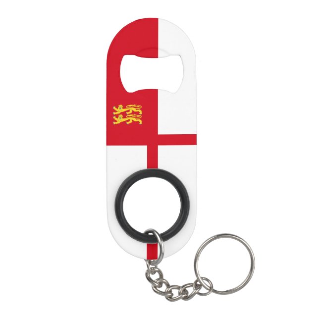 Sark-Flagge Mini Flaschenöffner (Rückseite)