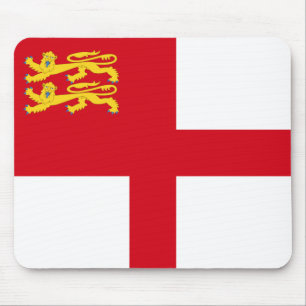 Sark-Flagge Mousepad