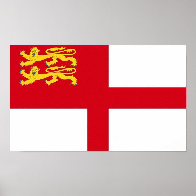 Sark-Flagge Poster (Vorne)