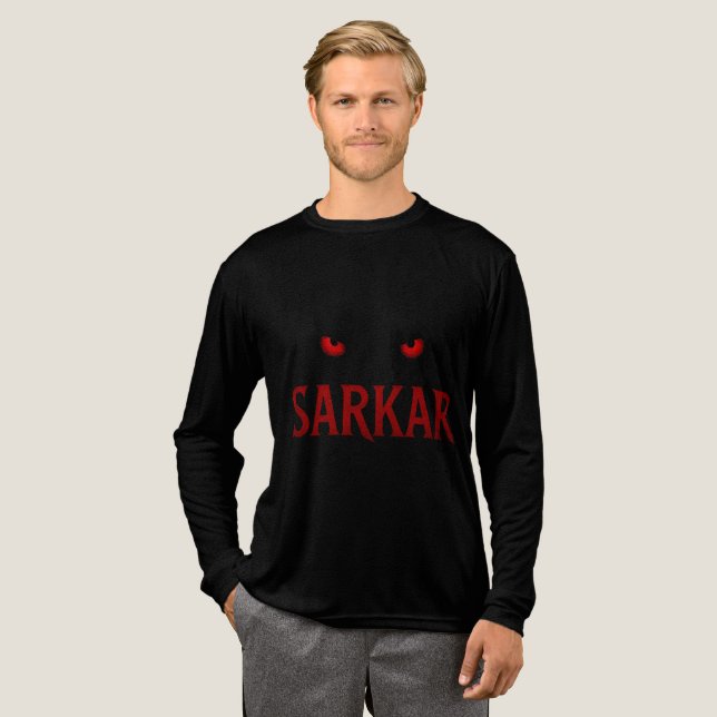 Sarkar-Modus - T-Shirt für gefährliche Streetwear Tri-Blend Shirt (Volle Vorderseite)