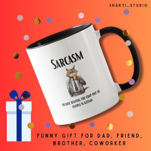 Sarkasmus-Geschenk für Arbeitskollegen Vater Freun Tasse