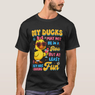 Sarkasmus Humor Ente Lustig Meine Enten Sind Viell T-Shirt