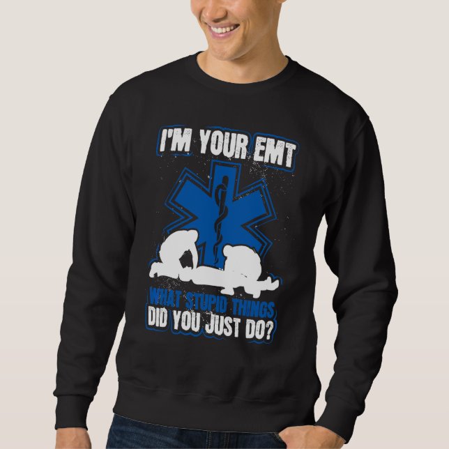 Sarkasmus ist dein Emt Sweatshirt (Vorderseite)