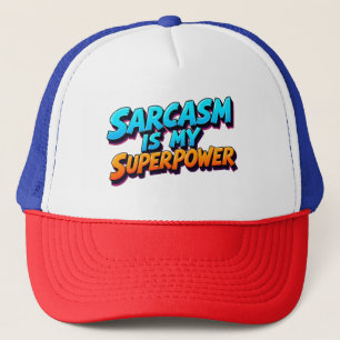 Sarkasmus ist meine Superkraft - Comic-Stil Truckerkappe