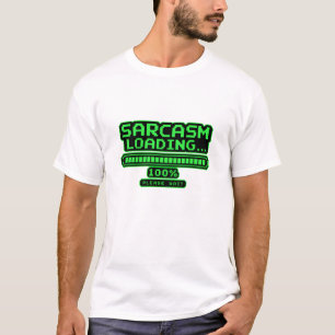 Sarkasmus lädt 100% Bitte warten Lustiges Gaming T-Shirt