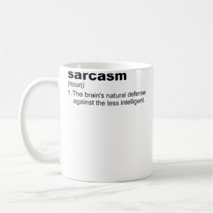 Sarkasmus-Linie Kaffeetasse