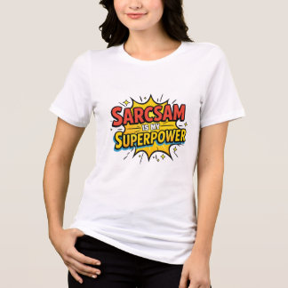 Sarkasmus: Mein Superhelden-Ding. Tri-Blend Shirt